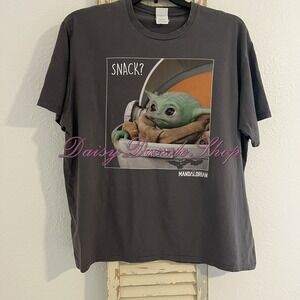 Rare Star Wars The Mandalorian The Child Snack Time Men's XXL